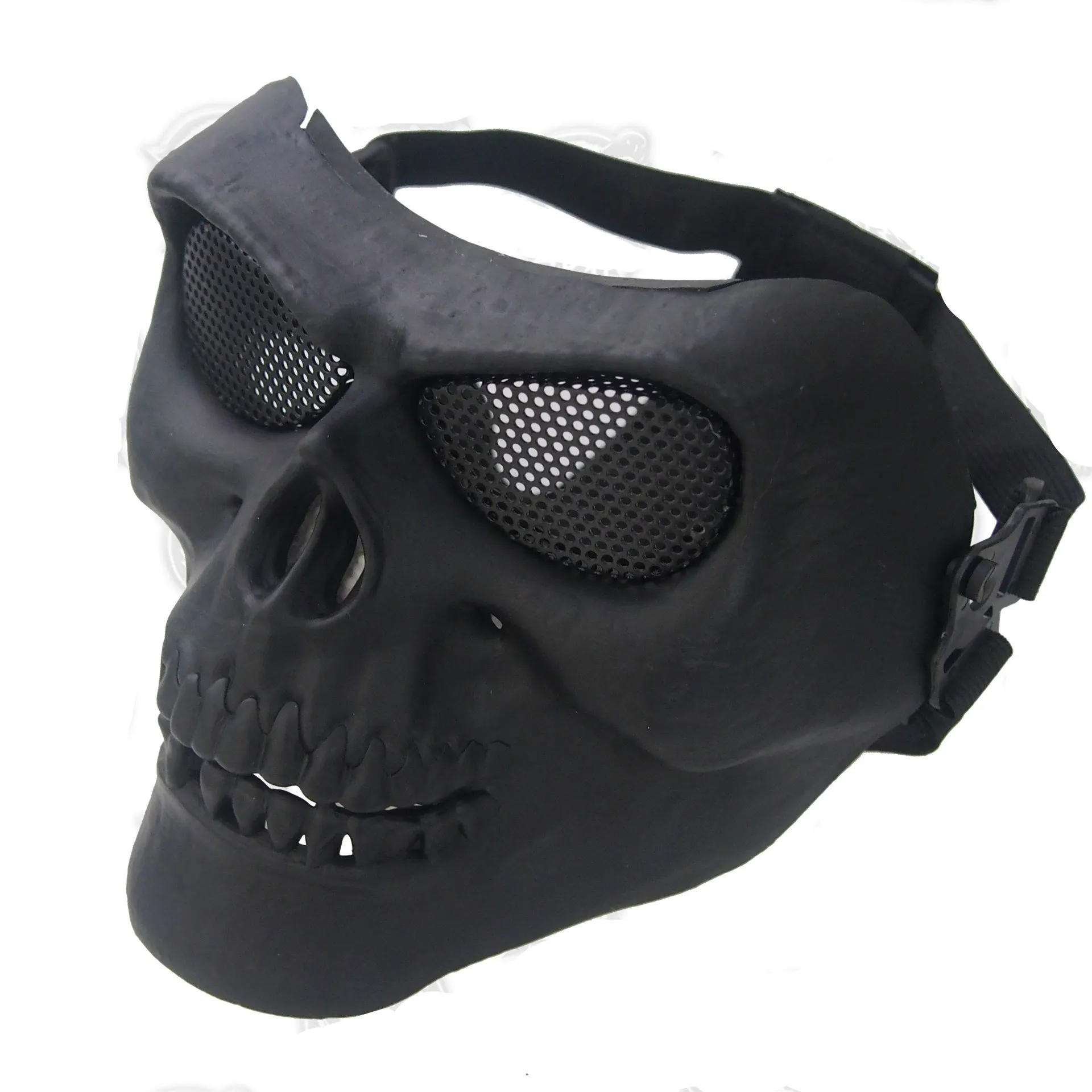 

M02 water bomb gun mask real person CS tactical protection field mask army fan equipment silver grey Skull Mask