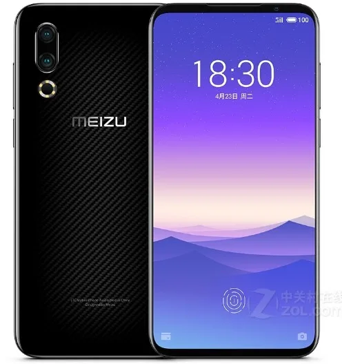 Черный Глобальный Meizu 16s 4G LTE 6GB 128GB Snapdragon 855 Octa Core 6," 2232x1080 p 48mp 20mp двойная задняя камера быстрое зарядное устройство NFC - Цвет: Черный
