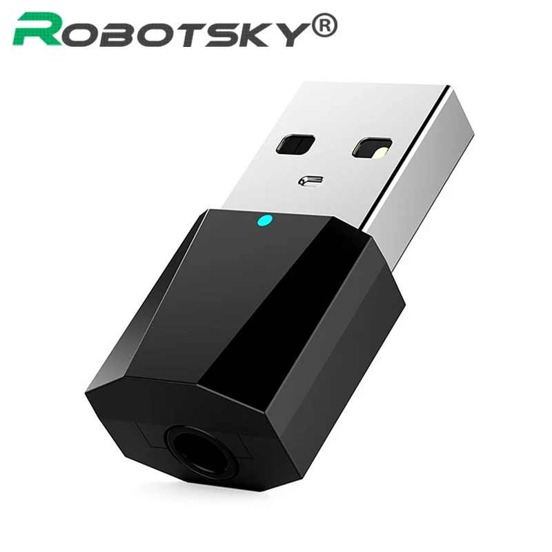 Robotsky X1 мини usb Bluetooth ресивер стерео Bluetooth аудио приемник конвертер Bluetooth адаптер для автомобиля Музыка Аудио Aux комплект