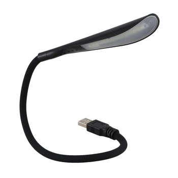 

USB LED Light Lamp with Touch Switch for Computer Keyboard PC Notebook Laptop Book Reading Lamp, Black