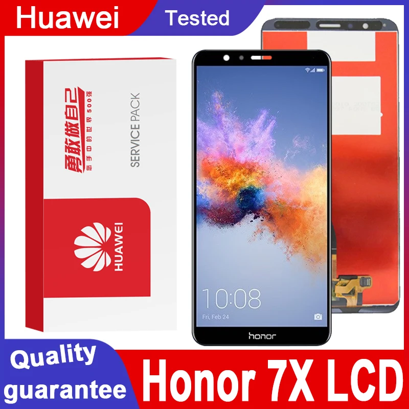 Новый протестированный для HuaweiHonor 7X ЖК дисплей сенсорный экран дигитайзер сборки запасные части экрана Huawei