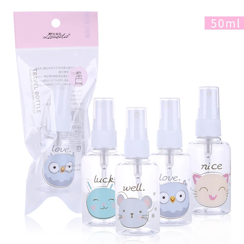 

30/40/50/75/100ml Refillable Bottles Travel Transparent Plastic Perfume Bottle Atomizer Empty Small Spray Bottle toxic free 1pcs
