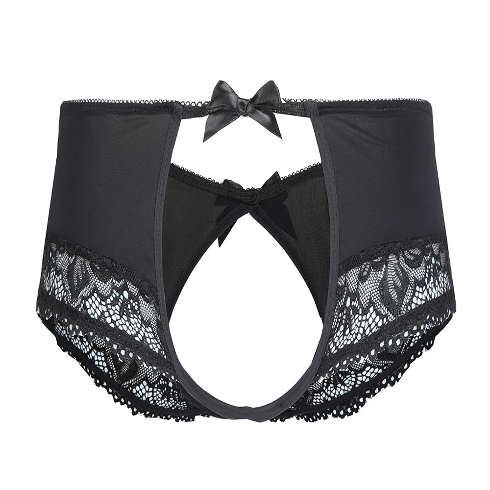 Hot Bandage Briefs set Bowtie Panties G String Lingerie Thongs Underwear Women 