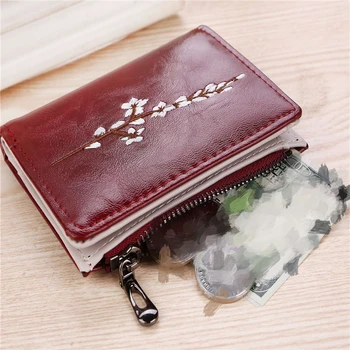 

Women Wallets Small Fashion Brand Leather Purse Women Ladies Card Bag For Women 2020 Clutch Women Female Purse Money Clip Wallet