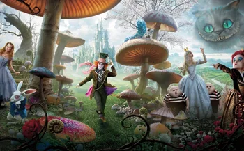 

Alice in Wonderland Giant SILK POSTER Decorative painting 24x36inch
