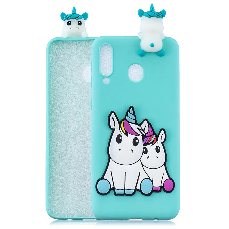 3D единорога панда Cat Чехол с принтом "кактус" для Coque samsung Galaxy A10S A20S A30S A50S A10 A20 A20E A30 A40 A50 A70 A51 A71 чехол Funda