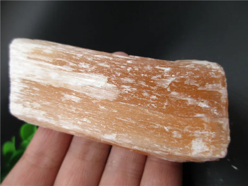 Натуральный оранжевый Stilbite образец цеолитеминерал грубая кристалла каменные минералы для сбора