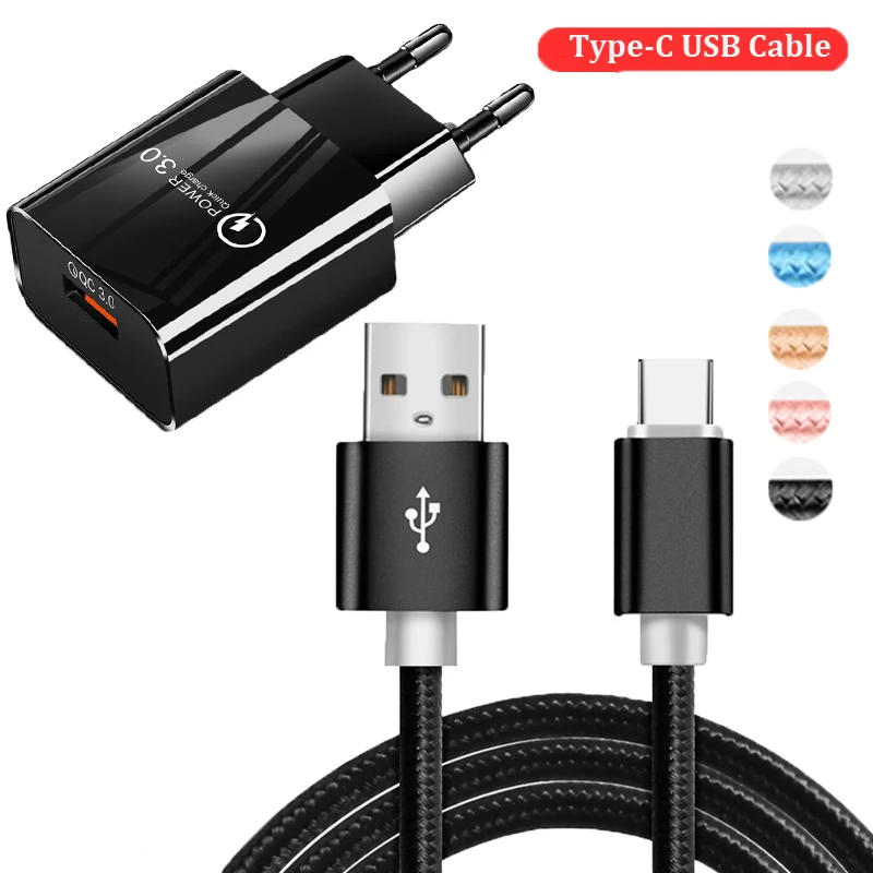 Универсальное быстрое зарядное устройство QC 3 0 5V 2A Переходник USB C MALE (папа)