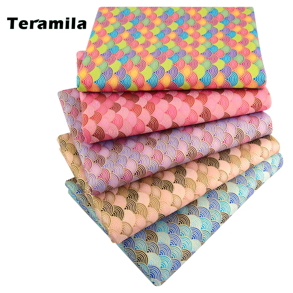 19.68*13.77 Inches Thick Handbags Japanese Handicraft Materials Printed Poplin Cotton Cloth For Sewing Quilting Patchwork Fabric | Дом и сад
