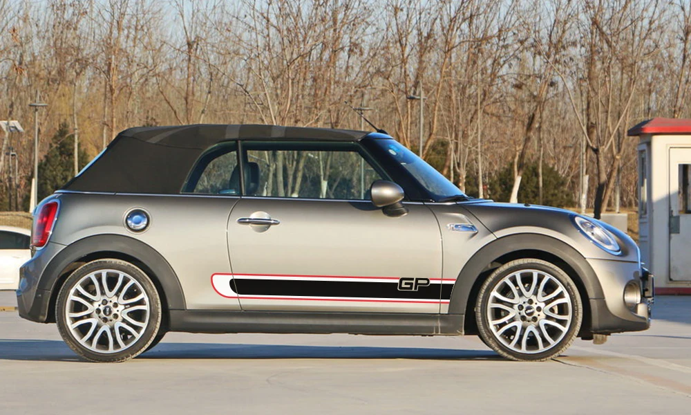 Авто боковой корпус виниловые наклейки для Mini Cooper R56 R57 R58 R50 R52 R53 R59 R61 R60 F60 F55 F56 F54 наклейки на авто стильные аксессуары