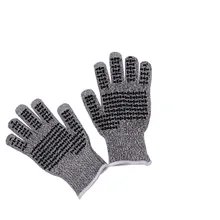 Non-slip Перчатки сенсорный экран cut-доказательство распределяя Перчатки 5-уровневая cut-доказательство HPPE силиконовый Перчатки сад промышленный Перчатки
