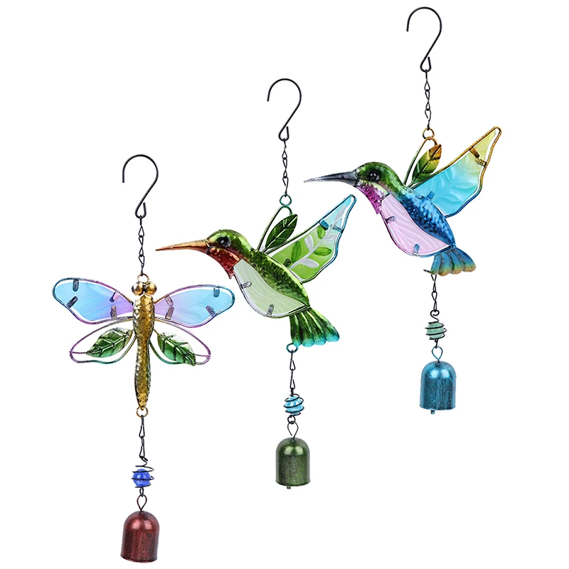 Handmade Bird Wind Chime Wall Window Door Wind Bell Hanging Ornaments Vintage Home Campanula Decoration Crafts