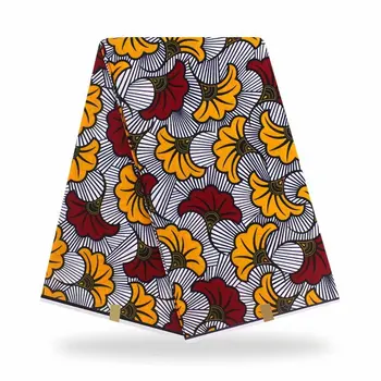 

Blesing new original wax 100% cotton african fabric 2019 african fabric wax print tissue wax fabric for wedding dress