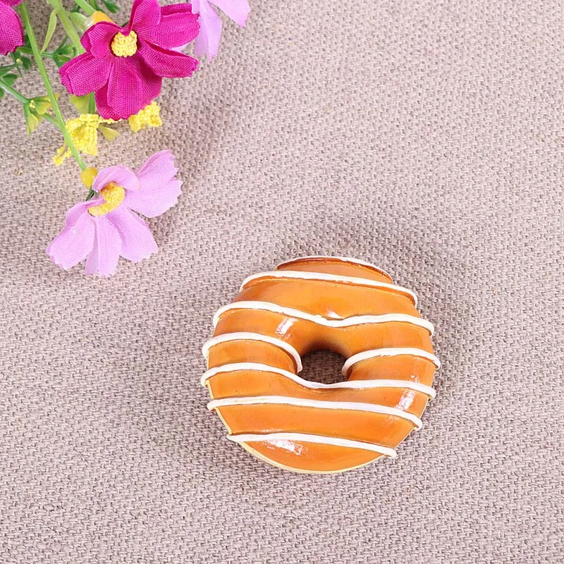 H Doughnut холодильник хлебное моделирование 3D Магнит Магнитный креативный на холодильник, для заметок бар украшения для кухни - Цвет: H