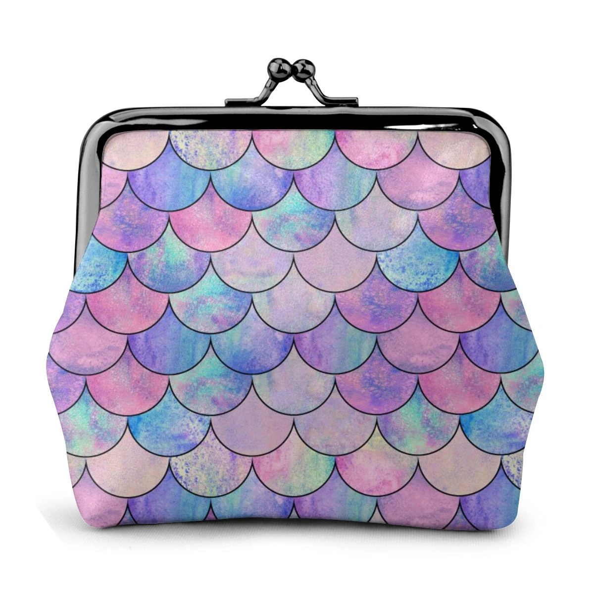 Mini monederos coloridos mujer escamas de sirena pequeño cambio monedero bolsa de monedas tarjeta de crédito billetera monedero| Monederos| - AliExpress