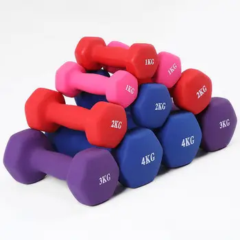 

1.5kgx2pcs ladies dumbbell exercise slimming yoga dipped plastic dumbbell sports jump dance exercise fitness equipment