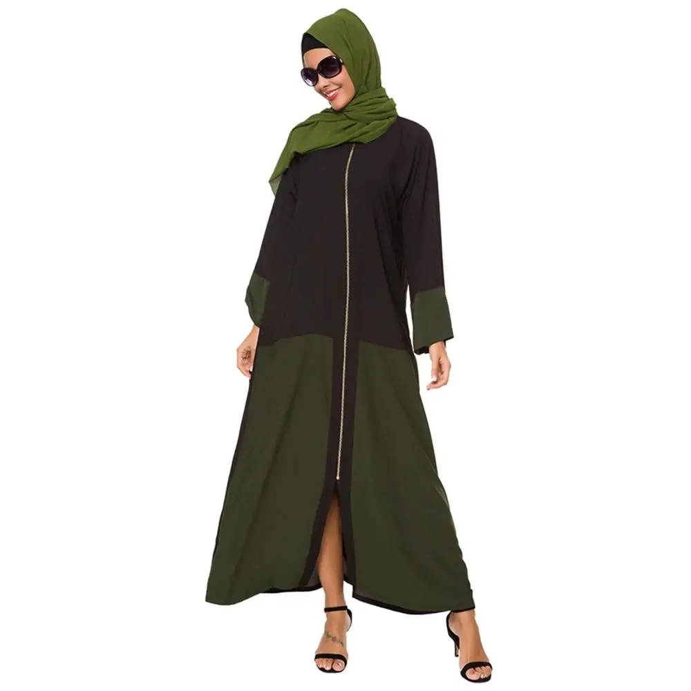 Женское мусульманское платье, кафтан, исламское платье, длинные рукава, элегантные мусульманские Вечерние, Дубаи, длинное платье