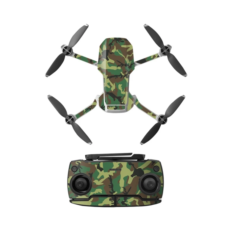 Защитные наклейки на Дрон для DJI Mavic Mini FC Camo Shark красочные скины контроллер наклейки Набор Дрон камера аксессуары наборы