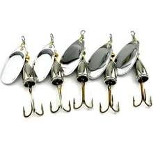 

New fish spoon bait rotator bait 6.5cm 8.5g metal hard bait hook fishing tackle fishing swing metal bait