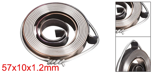 1.2x10x1540mm Uxcell сверлильный пресс пружина пиноли подача возвратная катушка сборка пружина сталь химическое чернение отделка Электроинструмент Крюк Тип - Цвет: 1.2x10x1540mm