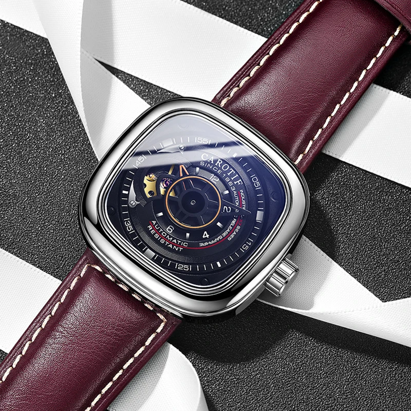 Высокое качество роскошные полностью стальные мужские часы Montre автоматические механические наручные часы для мужчин Reloj Hombre деловые часы для мужчин - Цвет: 15