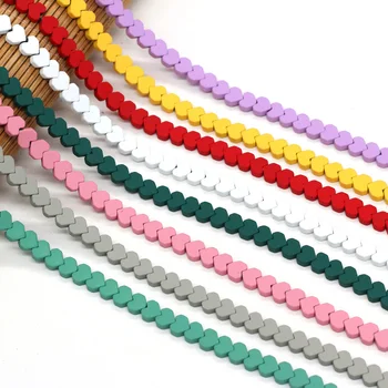 

Lacquer Beads Vertical Hole 38 Cm String Heart-shaped for DIY Jewelry Making size 10mm