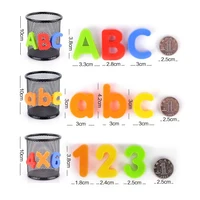 26pcs Magnetic Letter Numbers Alphabet Fridge Magnets Colorful ABC 123 Educational Kids Learning Spelling Counting Education Toy 2