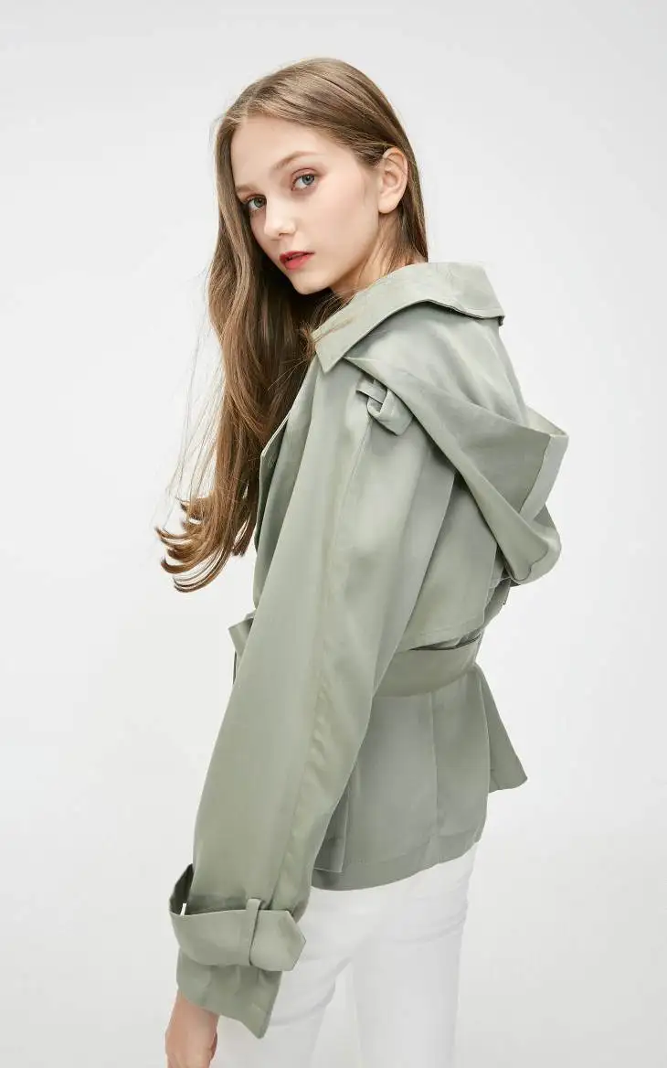 Vero Moda женский тонкий Тренч с капюшоном | 319117506