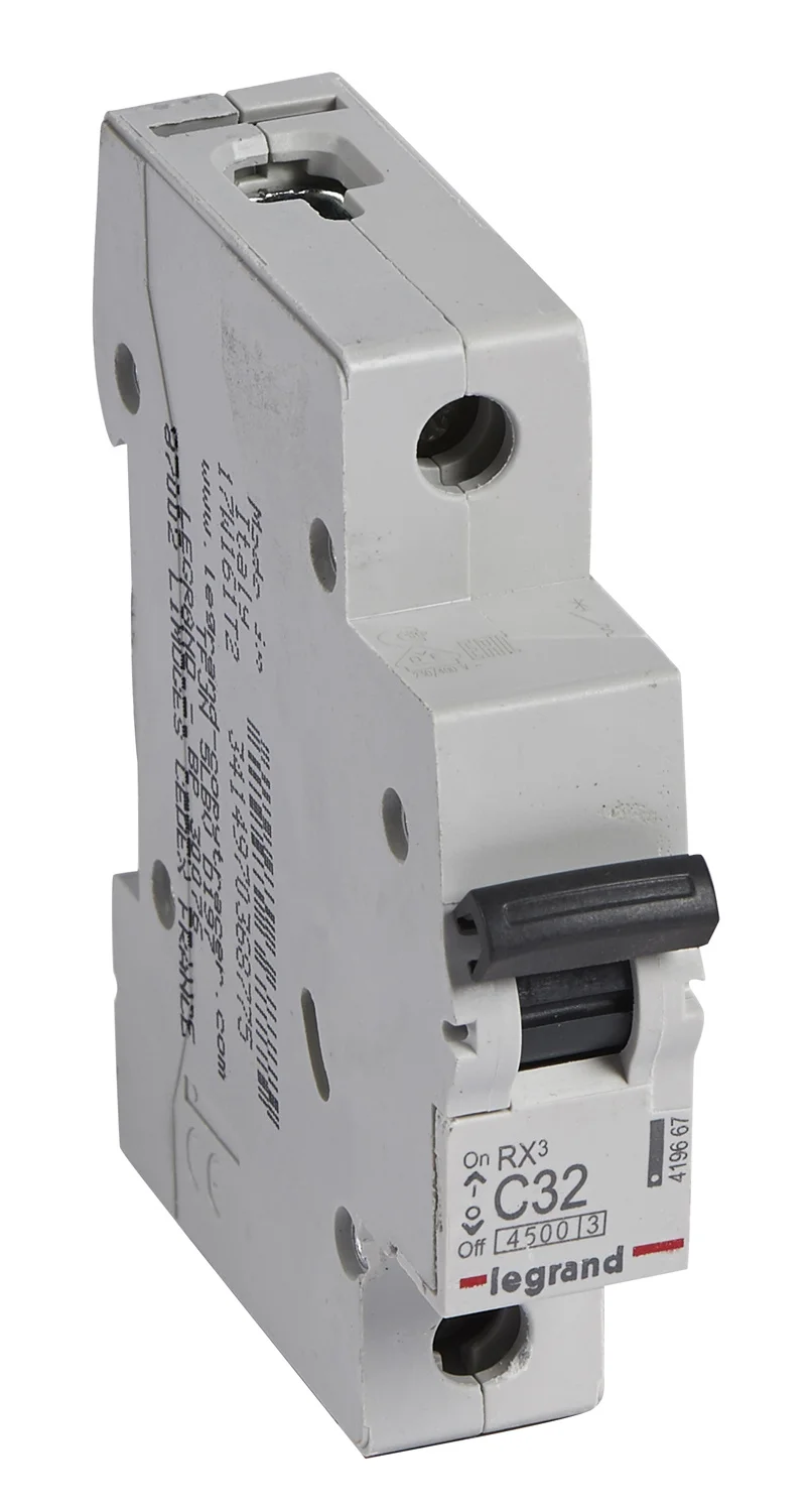 Circuit breaker Legrand RX3 419667 32A type 4.5ka 1 p v mode | Обустройство дома