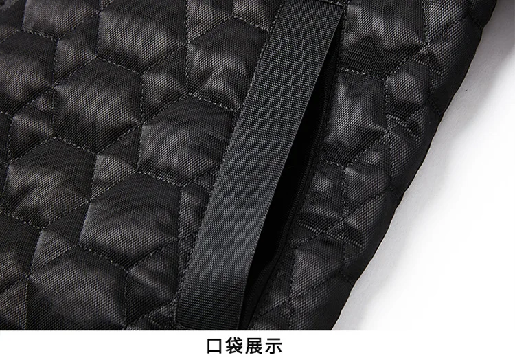 Autumn& Winter New Style Men Embroidered Cartoon Baseball Collar down Jacket Cotton-padded Clothes Slim Fit Large Size Fashion