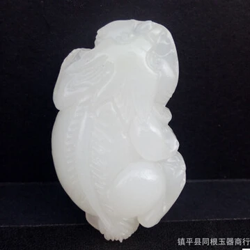 1101+++1PC A rich white jade pendant Pendant Hanyu brave felicitous wish of making money | Украшения и аксессуары