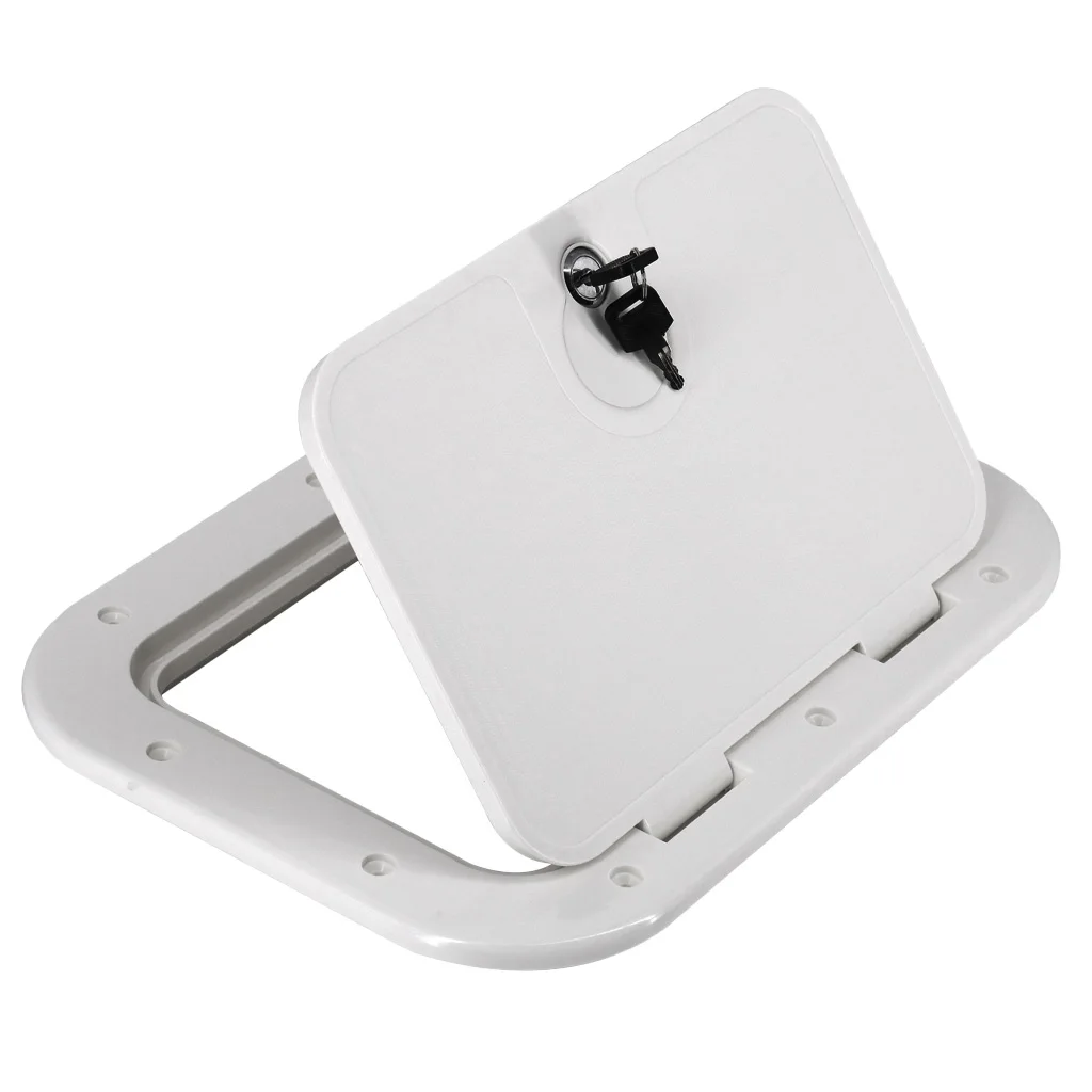 Inspection Deck Hatch Cover-Anti-corrosive Access Deck Plate for Boat /Yacht/ Marine, 378 x 248mm- Heavy Duty
