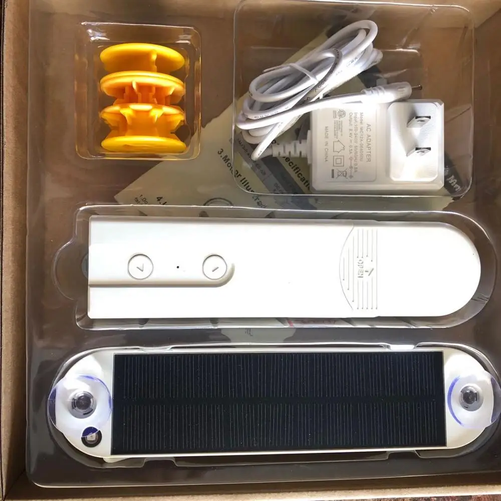 

Blind motors Chain Roller Blinds Shade Drive Motor with Solar Panel by Bluetooth APP Control