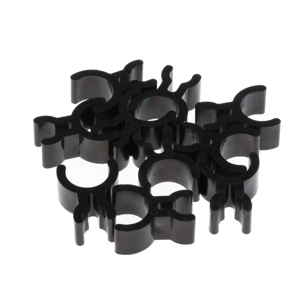 10pcs French Horn Pencil Clips Trumpet Pen Clip Holder Black 2.5 X 1.2cm