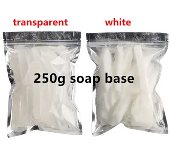 

250g Transparent White Soap Base DIY Handmade Soap Raw Material Soap Making Hand Body Cloth Washing