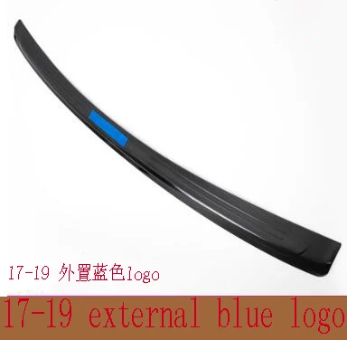 Задняя защита багажника применяется только для Honda CRV refit 17-19year CRV нержавеющая сталь/материал специальное украшение - Цвет: Коричневый