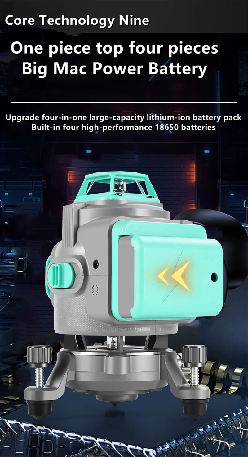 Feixe 360 Spin Controle Remoto Autonivelamento Nível