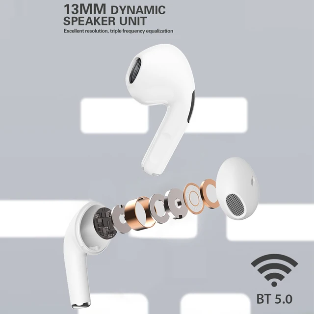 Lenovo HT38 True Wireless Earphone Bluetooth 5.0 In-ear TWS Earbuds HiFi Sound Touch Control Headset with Mic Sports Headphones 5