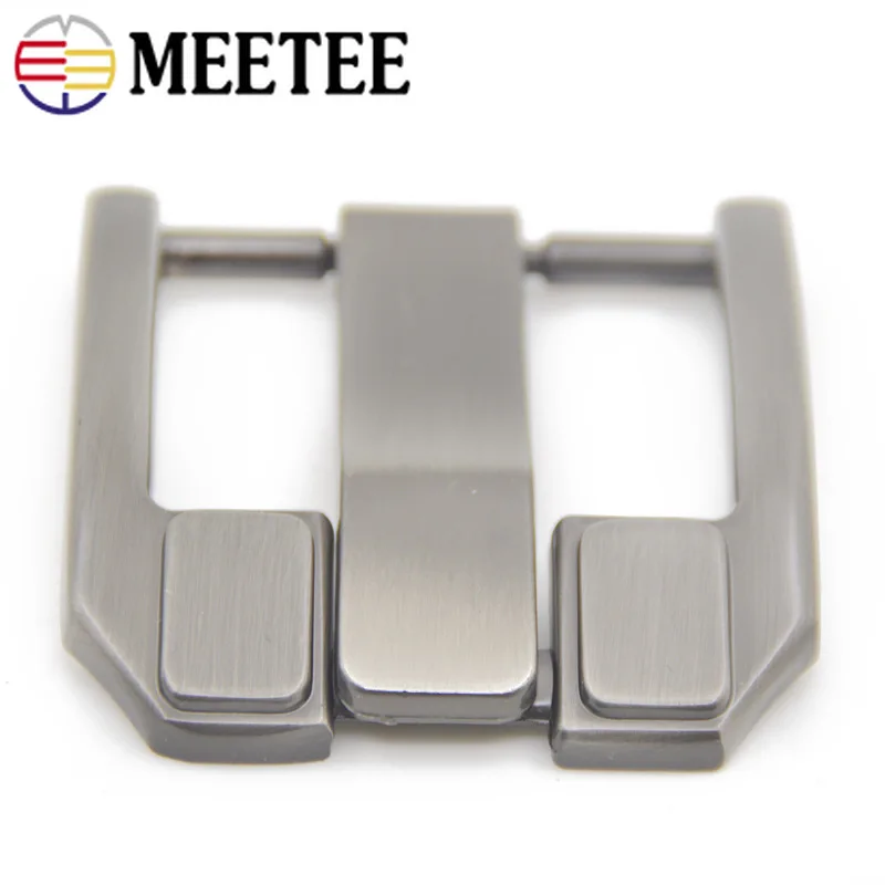 Meetee 2/5 шт ID40mm Для мужчин кожаный ремень головой сплав контактный пряжки ремня DIY Спорт на открытом воздухе ремень на голову кожаная скобяные изделия