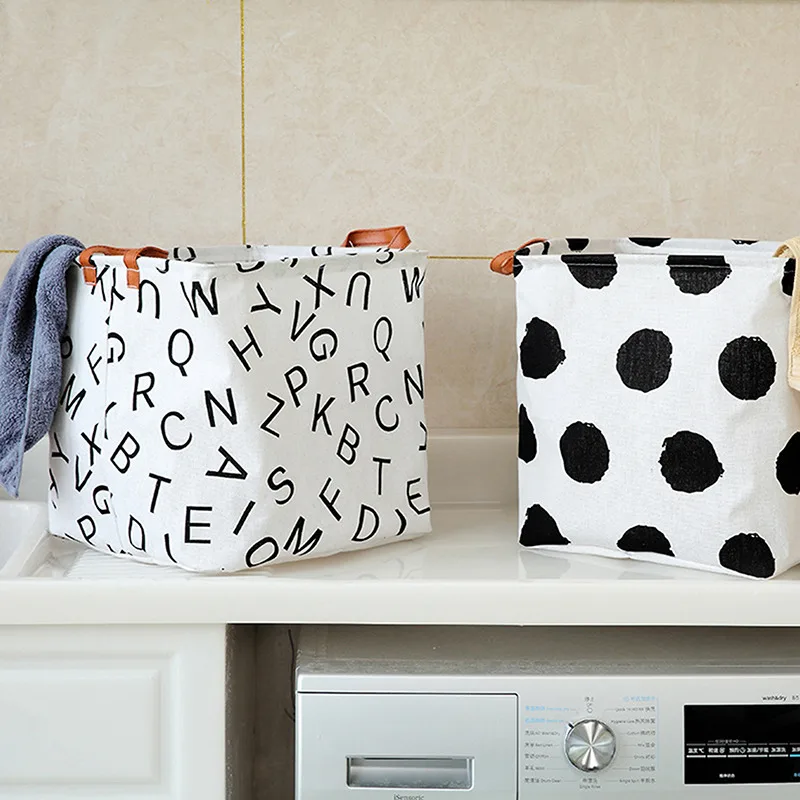 Laundry Basket Box Toy Storage Toy Storage Basket Handle Storage