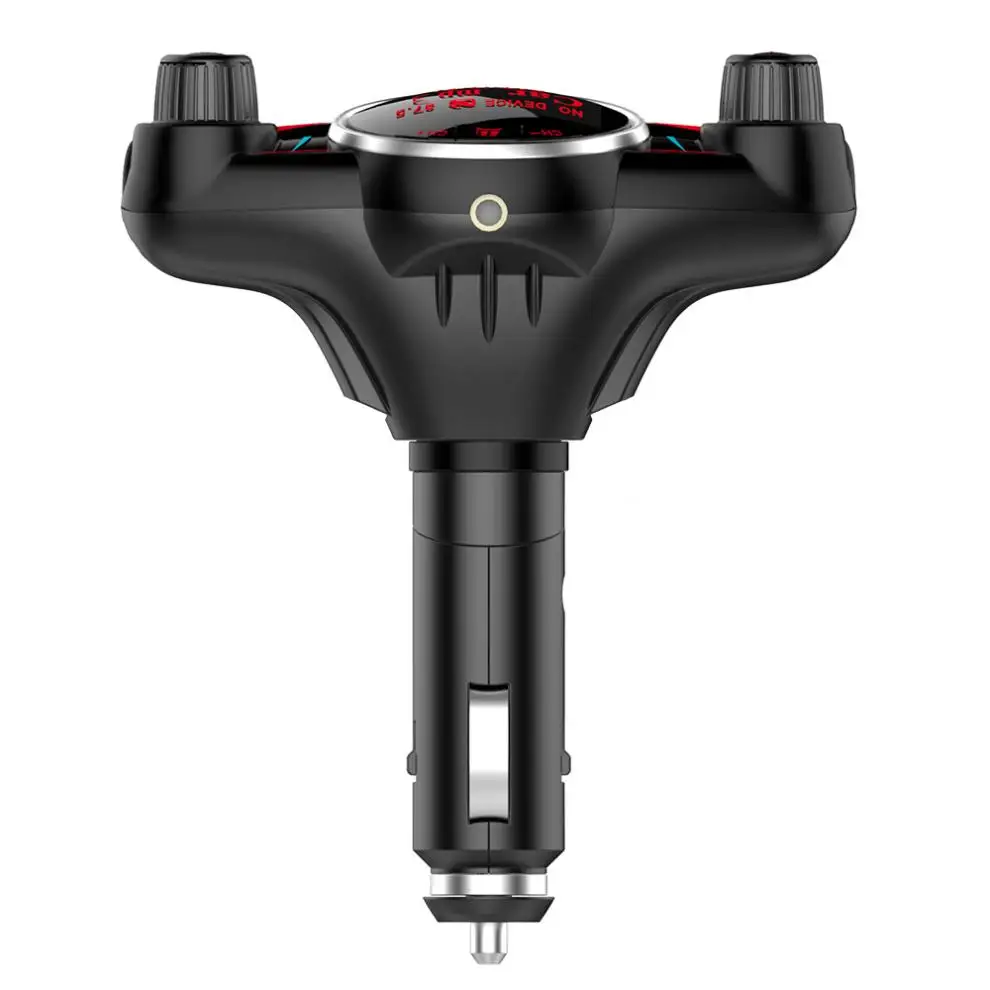Автомобильный комплект с двумя USB Bluetooth, fm-передатчик, громкая связь, аудио, Автомобильный MP3-плеер, беспроводной fm-модулятор с ЖК-дисплеем, быстрая зарядка