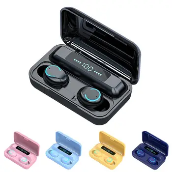 

TWS F9-9 Wireless Bluetooth 5.0 In-Ear Earbuds Touch Control Binaural Earphones