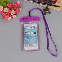 Waterproof PVC Swimming Bag Mobile Phone Case Cover Dry Pouch Universal Diving Drifting Riving Trekking Bags