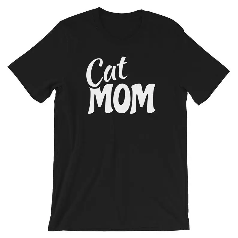 

Cat Mom Mama Mother letter printing T-shirt Short sleeve O-neck Tshirt Top Tees Drop Shipping all neon store clothes goth