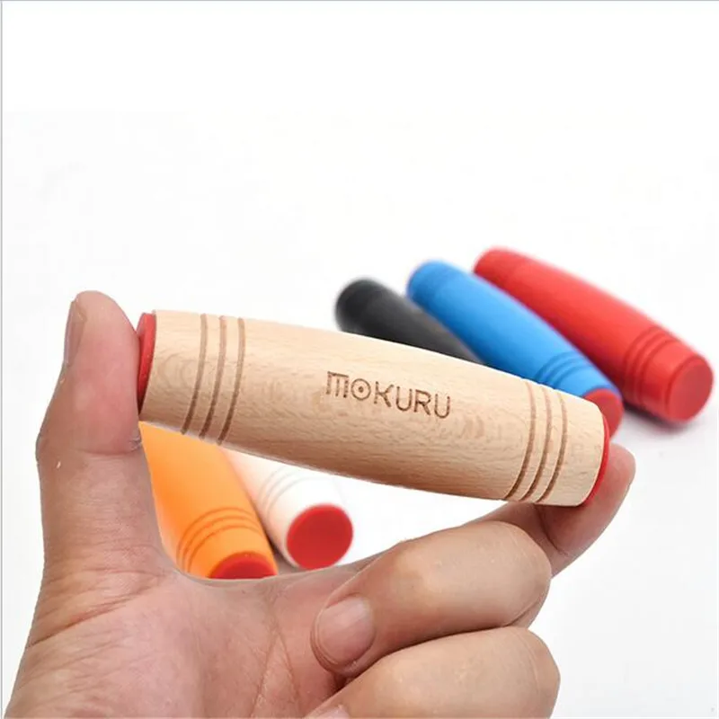 Wood Fidget Stick Funny Flip Toys Desktop Games Fidget Toys mokuru Anti Stress Rollover Stick