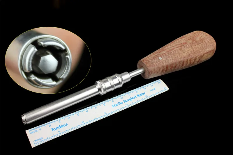 정형 외과 악기 의료 크로스 매화 벚꽃 Quincunx 육각 슬리브 드라이버 뼈 나사 홀더 네일 screwdevice 자동 잠금