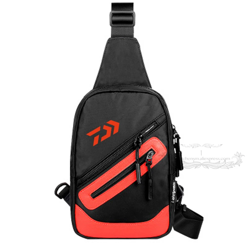 Daiwa холст многофункциональная сумка для рыбалки рыболовные сумка для хранения инструментов Открытый Сумка, носимая на поясном ремне или через плечо Чехол Катушка Перевозчик приманок для хранения - Цвет: 03