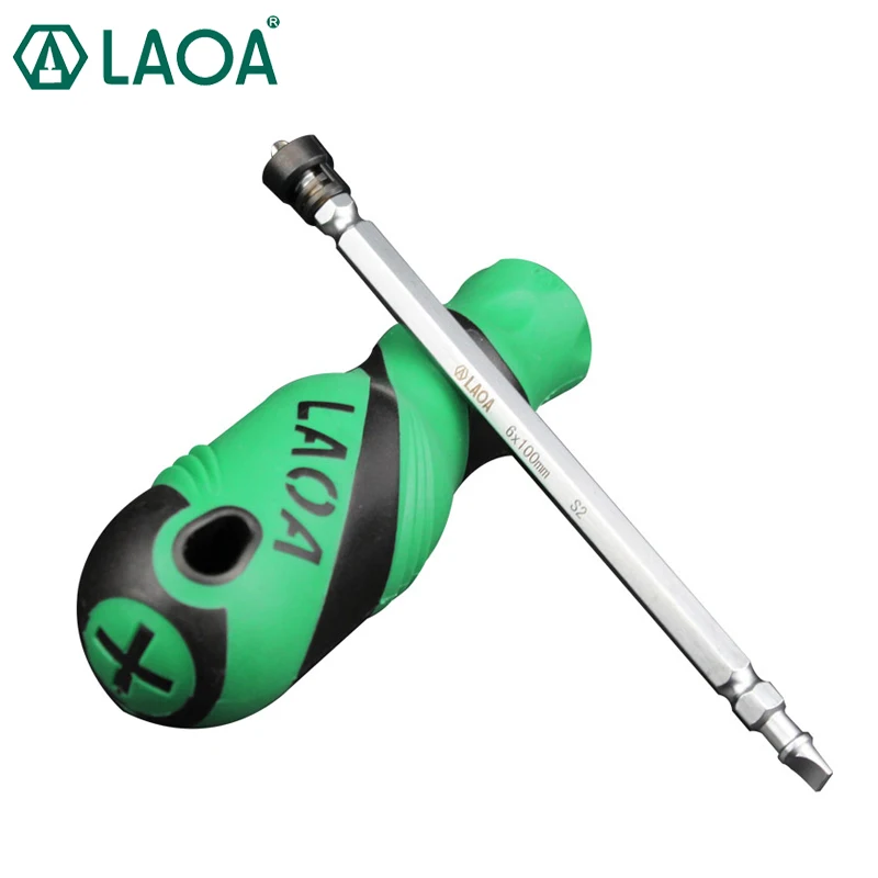 Новинка Магнитная отвертка LAOA PH2 с магнитным кольцом ручные