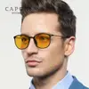 Очки солнцезащитные CAPONI BSYS520 мужские фотохромные, винтажные Поляризационные солнечные очки с дужками из β титана, с ночным видением ► Фото 1/6