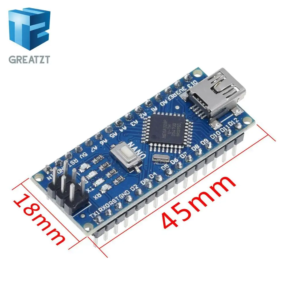 GREATZT 1 комплект 3DV4 CNC Щит V4 + Nano 3 0 шт. DRV8825 Reprap шаговый набор драйверов для